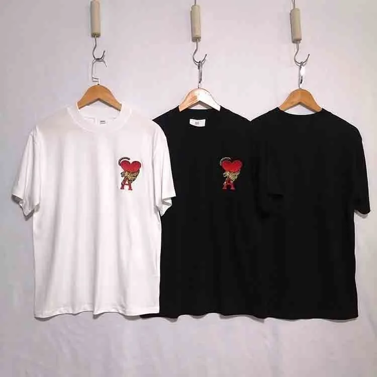 

2023 Summer Popular Burst T-shirt Tiger Head Embroidery Pattern Cotton T-shirt Oversized Size Men's And Women's Same Style Top