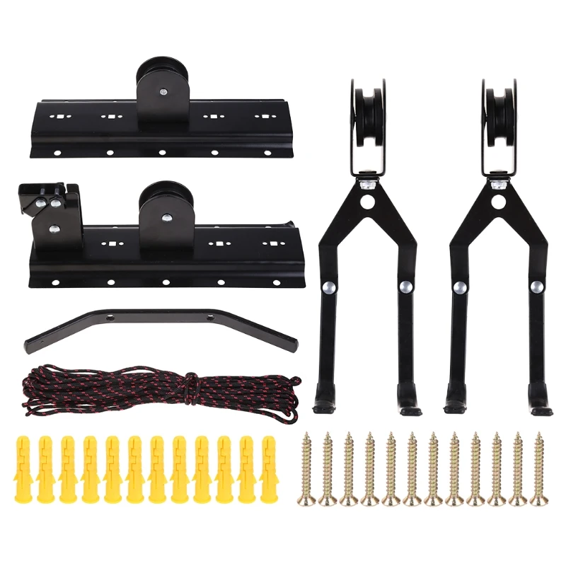 

Kayak Hoist & Bike Ceiling Hoist Pulley System Storage Hanger Rack for Canoes