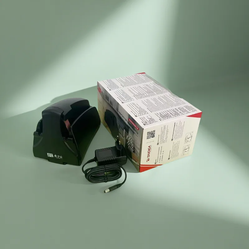 Фото Электрическая точилка для кухонных керамических ножей TAIDEA TG2002, ленточная точилка с алмазной сталью для заточки лезвий №1