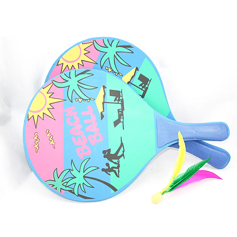 

Ракетка для игры в мяч для игры в бадминтон, теннис, пинг-понг, Пляжная ракетка для крикета, деревянная ракетка, набор ракеток для игры на открытом воздухе для взрослых и детей (5)