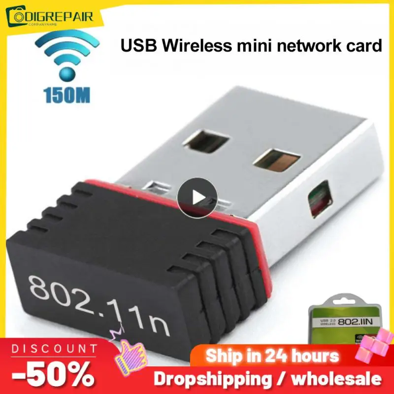 

1~10PCS Mini USB Wifi Adapter 802.11b/g/n RTL8188 Antenna 150Mbps Wireless Receiver Dongle Network Card External WiFi For