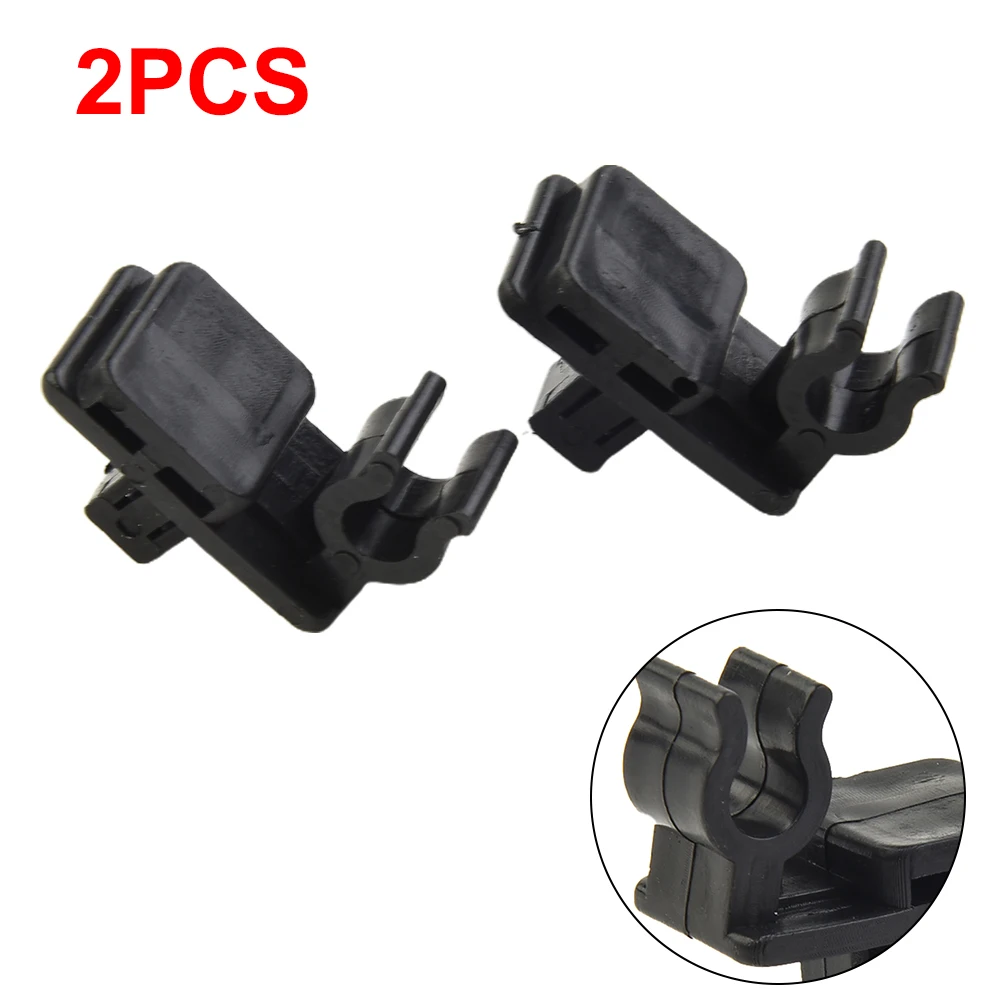 

2Pcs Car Hood Prop Rod Clips Plastic Black For Isuzu TF TFR Trooper Rodeo For Che-vrolet LUV Brava Clip