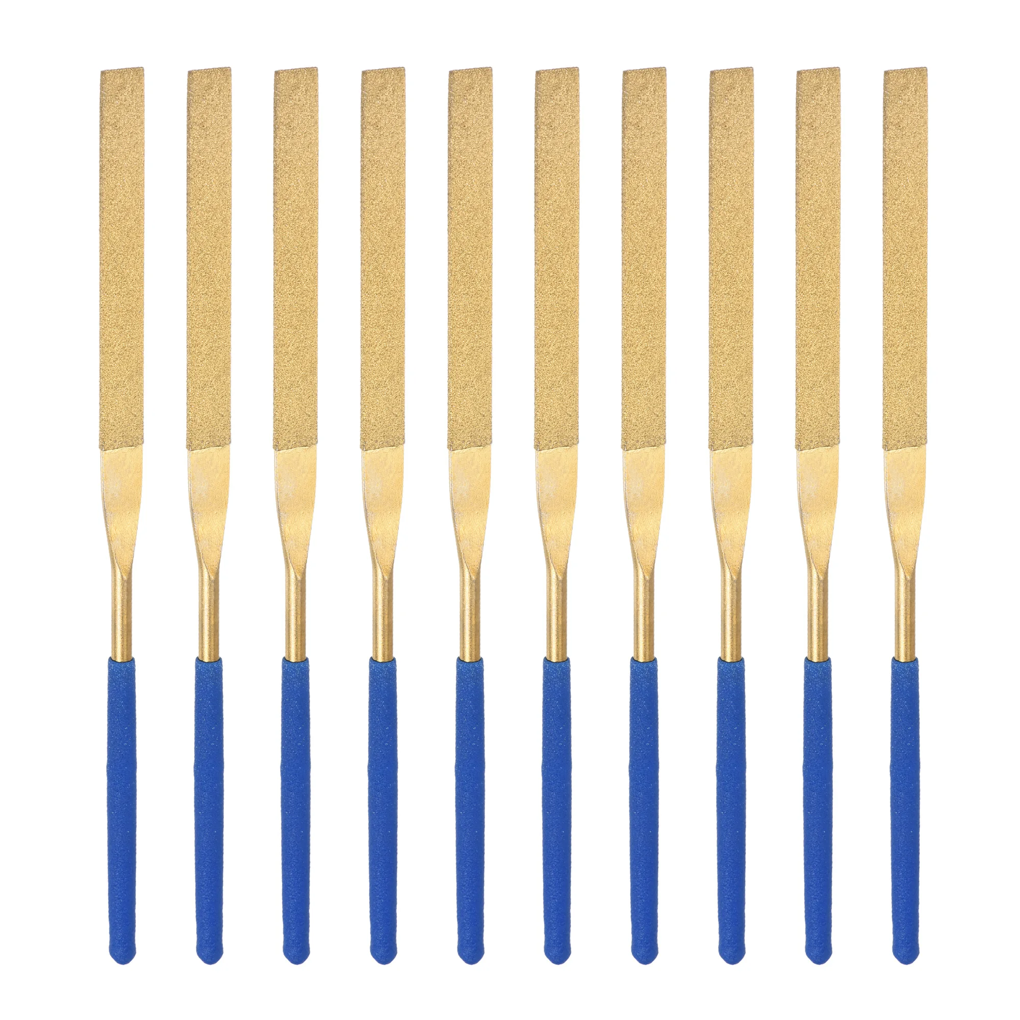 

10 шт. 3x140 мм набор алмазных игл, плоские пилки, инструменты с титановым покрытием, Керамические ремесла, сделай сам, деревянные респираторные пилки, игла для стекла и металла