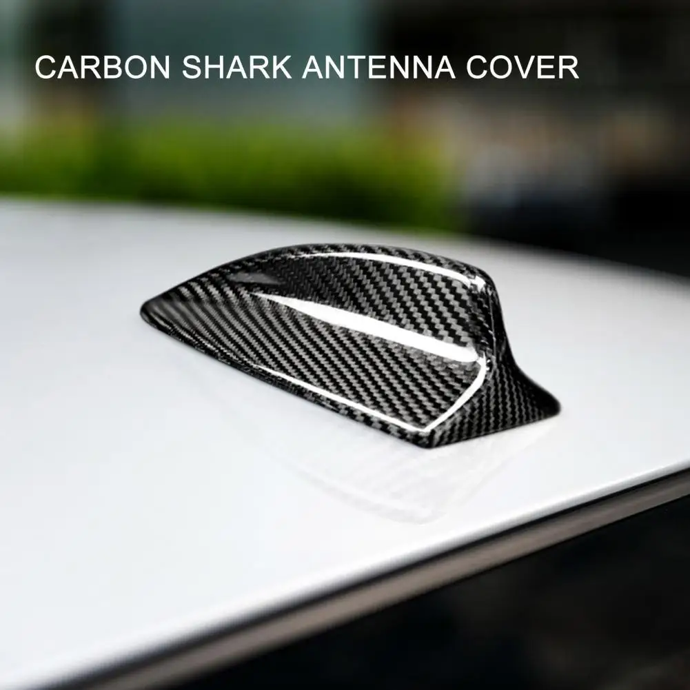 

19.5cm Carbon Fiber Dustproof Heat-resisting Shark Fin Antenna Cover Antenna Aerial Cover Trim for BMW M3 M5 3 Series E90 E92