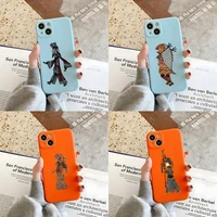 chinese style plays are phone case orange and blue for apple iphone 12pro 13 11 pro max mini xs x xr 7 8 6 6s plus se 2020 cover