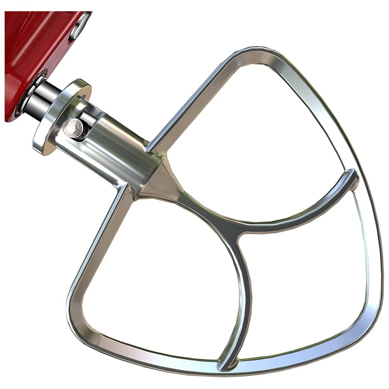 

Flat Beater Flat Beater Attachment For Kitchenaid 4.5-5QT Stand Mixers Accessories Replacement, No Coating, Dishwasher Safe