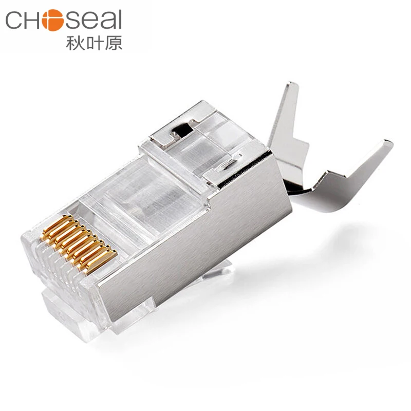 CHOSEAL Cat7 RJ45 разъем 8P8C модульный Ethernet Кабельный разъем RJ45 разъем для Cat7 Ethernet кабель CHOSEAL Cat7 RJ45 разъем 8P8C модульный Ethernet Кабельный разъем RJ45 разъем для Cat7 Ethernet кабель