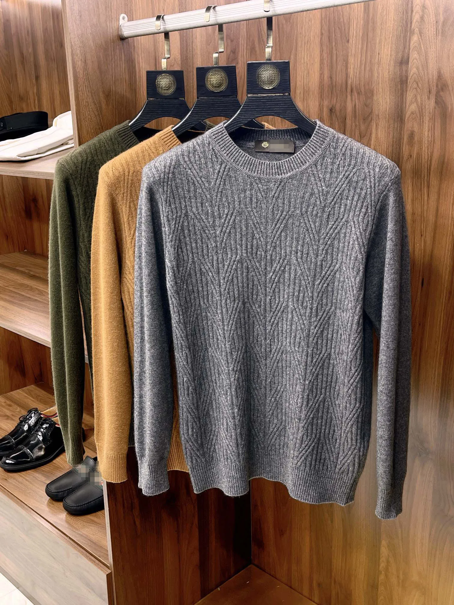 DIKU 2025 мужской бутик осень/зима выбранная высококачественная кашемировая пряжа