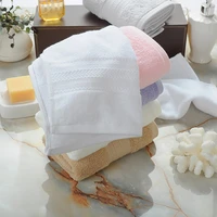 100 cotton bath towel set absorbent adult face towels solid color soft hand towel home bathroom shower towel 347570140cm