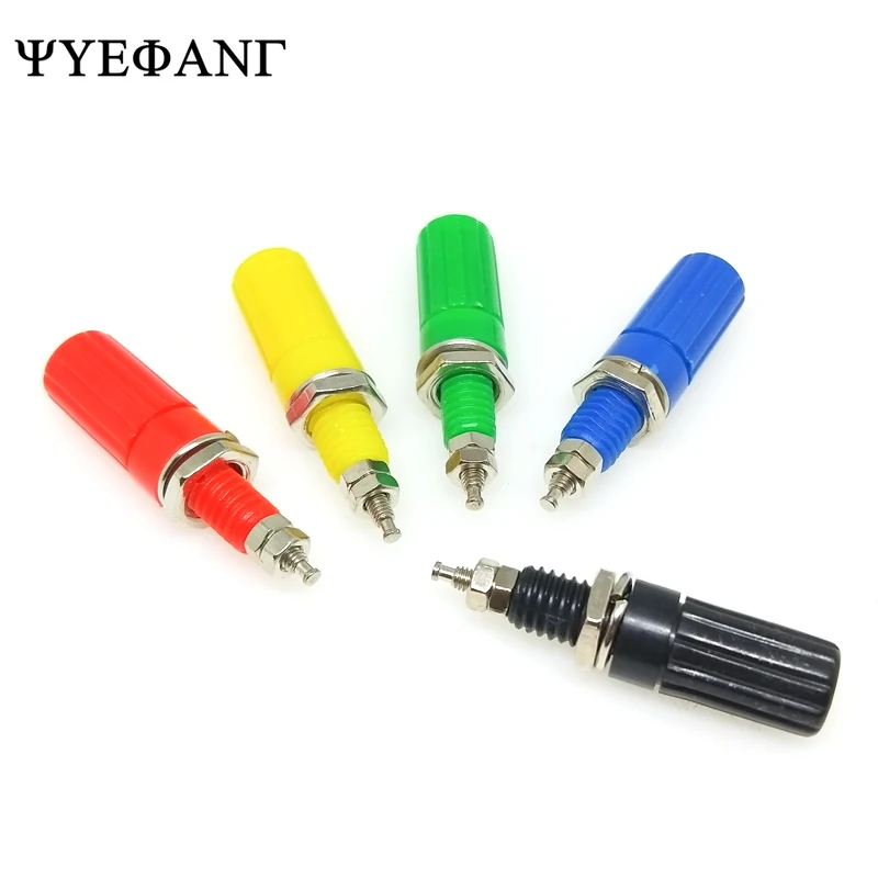 

10PCS Binding Post FOR Speaker 4mm Banana Plug Test probe Conversion ADAPTER