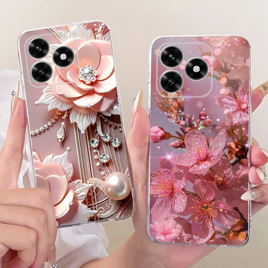 Фото Для Honor X5 Plus Чехол X 5c X5 C Мягкий силиконовый чехол из ТПУ с рисунком бабочки для Honor X5c Plus NLA-LX1 NLA-LX2P Задняя крышка №2