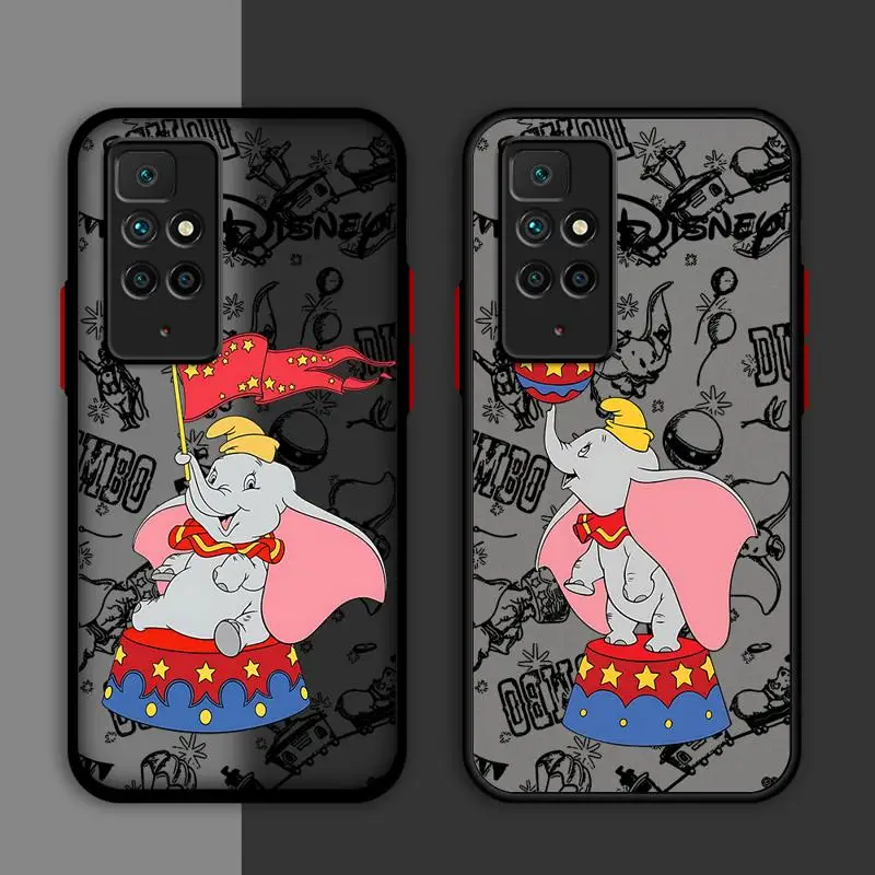 phone cases for Redmi Note 12S 11 case K40 8 10S 11Pro 10 13 8T 9 11S Lite 12 Luxury Cover funda Disney Cute Animation Dumbo
