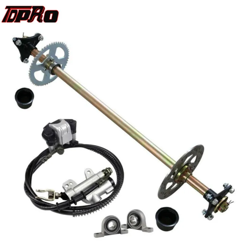 TDPRO Go Kart Rear Axle Assembly Kit Complete Wheel Hub for Mini Kids ATV QUAD Buggy 740mm 29