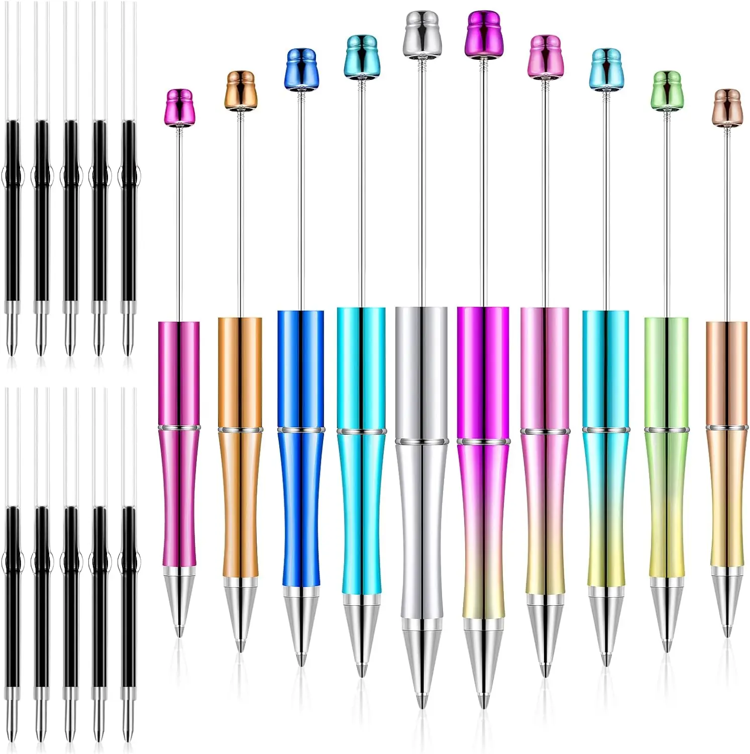 

10 шт. канцелярские принадлежности сделай сам оригинальная шариковая ручка с бисером Милая и крутая Сделай Сам создание праздничных подарков офисные классные школьные принадлежности