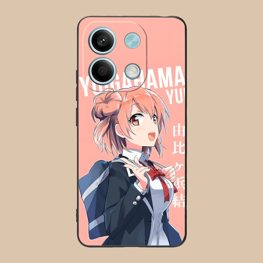 Чехол для мобильного телефона Yuigahama Yui в стиле аниме Xiaomi Redmi 13 13C 12 12C 10 10C A1 A2 A3 Plus 5G