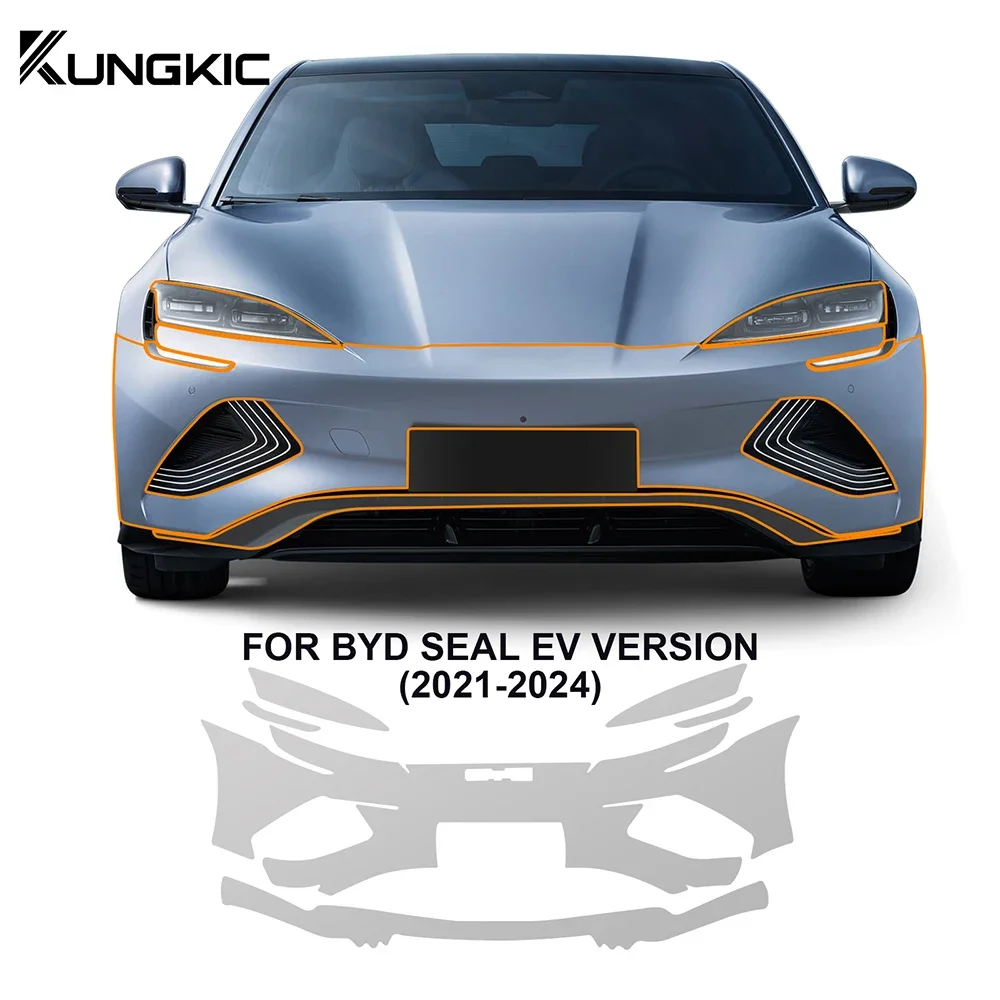 Наклейка на кузов автомобиля для BYD Seal EV Version 2021 2022 2023 2024 ТПУ Защитная пленка от