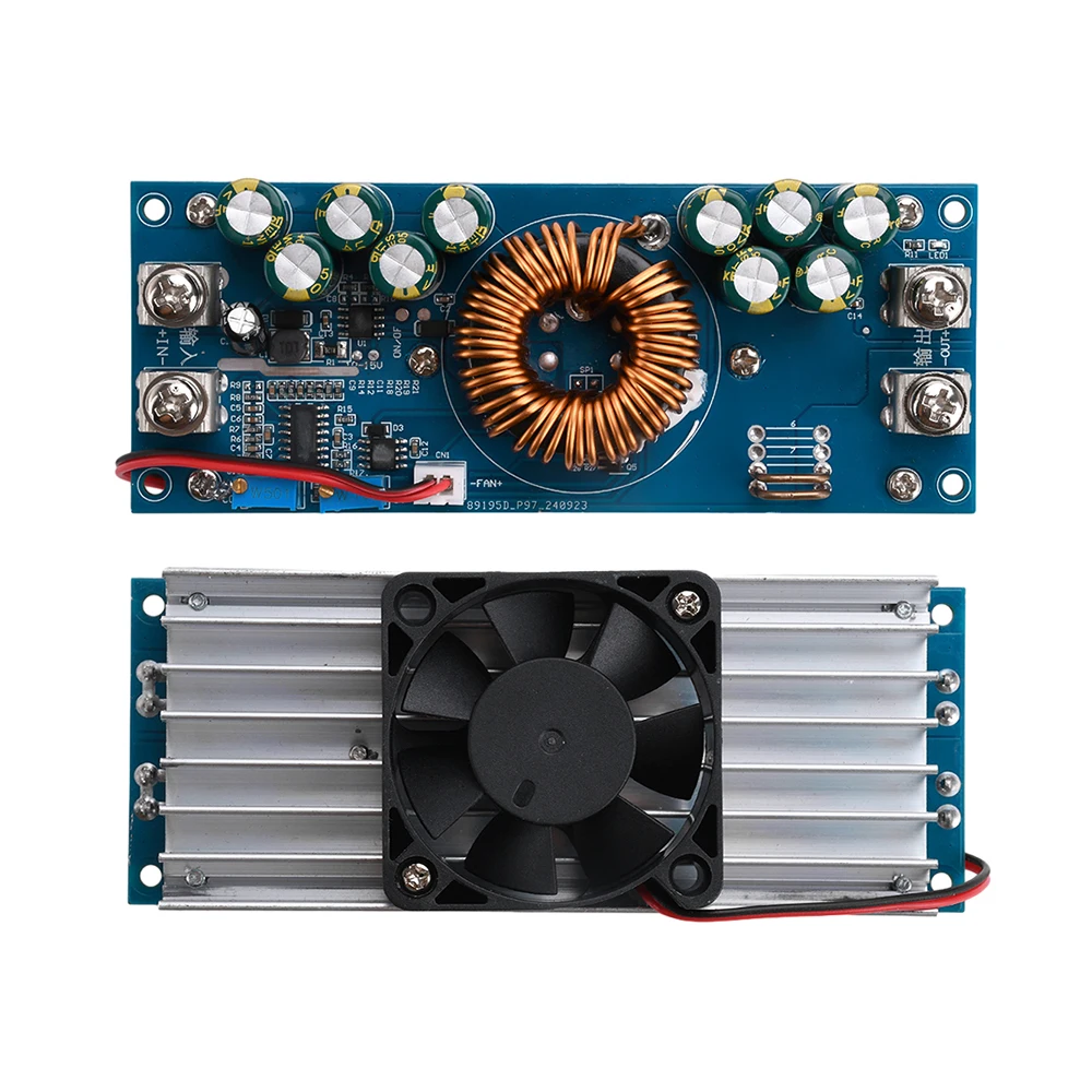 DC15V-90V to DC2.5V-72V понижающий модуль питания высокой мощности 800 Вт/1200 Вт 28A/50A