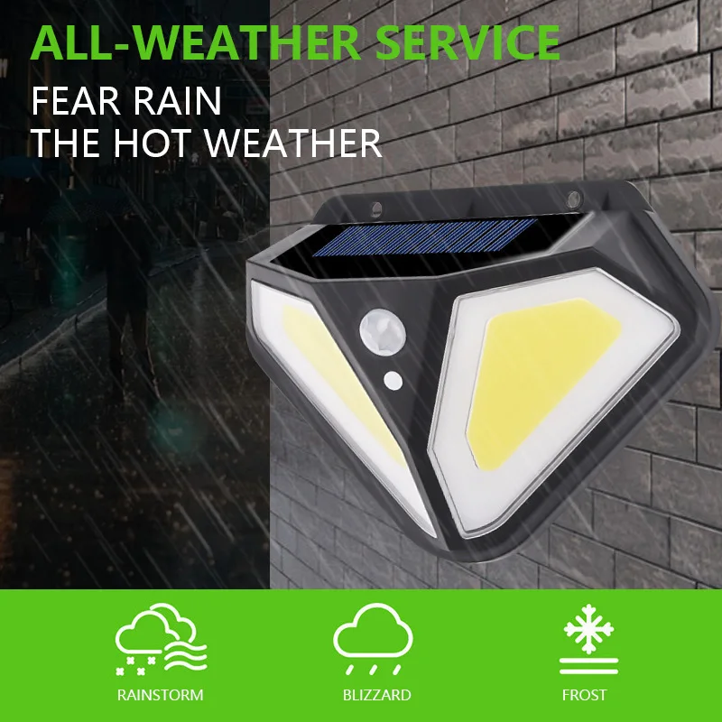 

102 LED Solar Light PIR Motion Sensor Solar Lamps Outdoor Waterproof Solar Lights Energy Saving for Yard Wall Garden