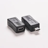 1pc micro usb male to mini usb female adapter connector converter adaptor for mobile phones mp3