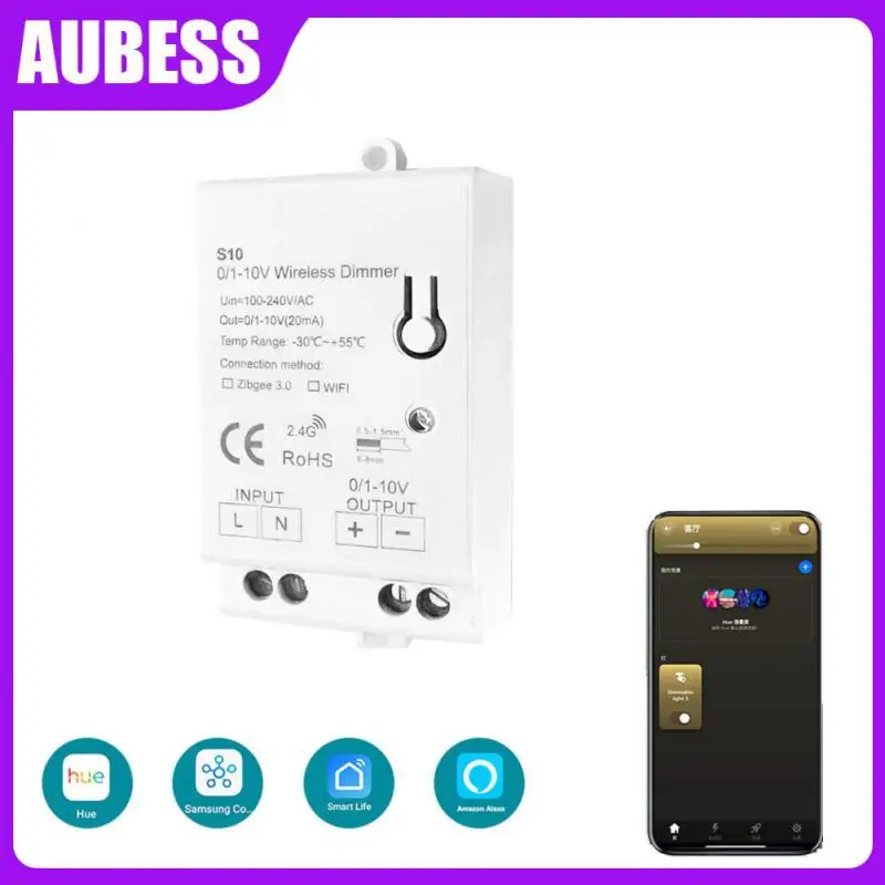 

Mini Dimming Controller Remote Control Lighting Adjustable Switch Wireless Support Smartthings Zigbee 3.0 Dimmer Diy Smart Home