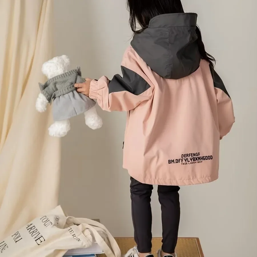 Стильная Детская куртка осенняя коллекция 2024 Новое поступление повседневный топ