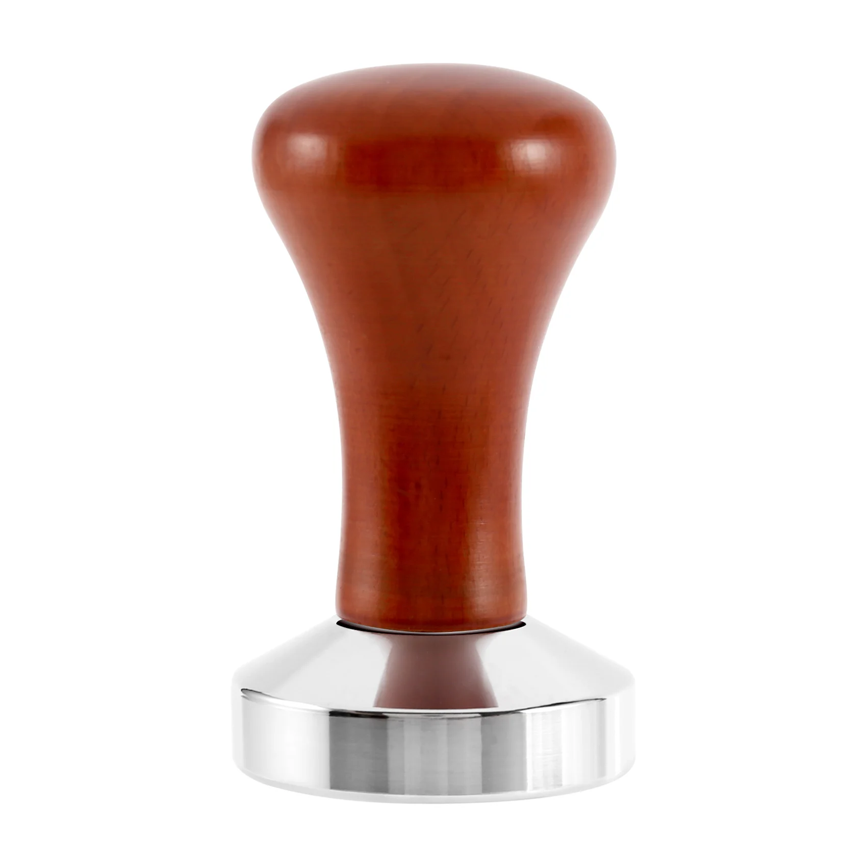 

51mm Espresso Tamper Stainless Steel 304 Spring Coffee Powder Press Flat Base Coffee Powder Bean Press Hammer