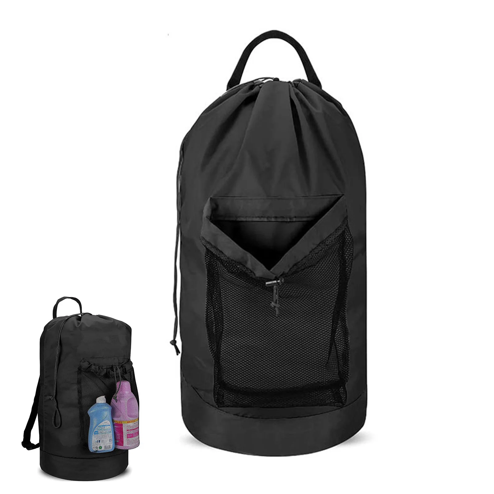 

Laundry Bag Backpack Extra Large Heavy Duty Backpack Laundry Bag Washable Drawstring Closure Laundry Backpack With Strap Handle