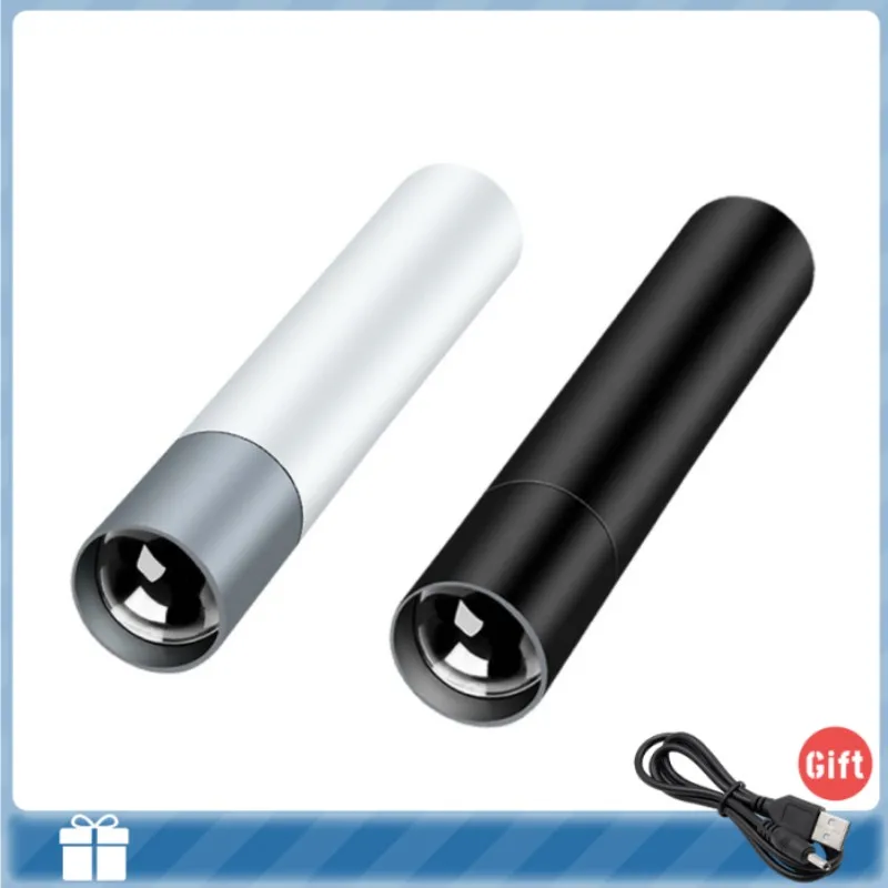 

Mini LED Strong Light Flashlight Multi-Purpose Portable Self Defense Flashlight Powerful Light With Usb Charging