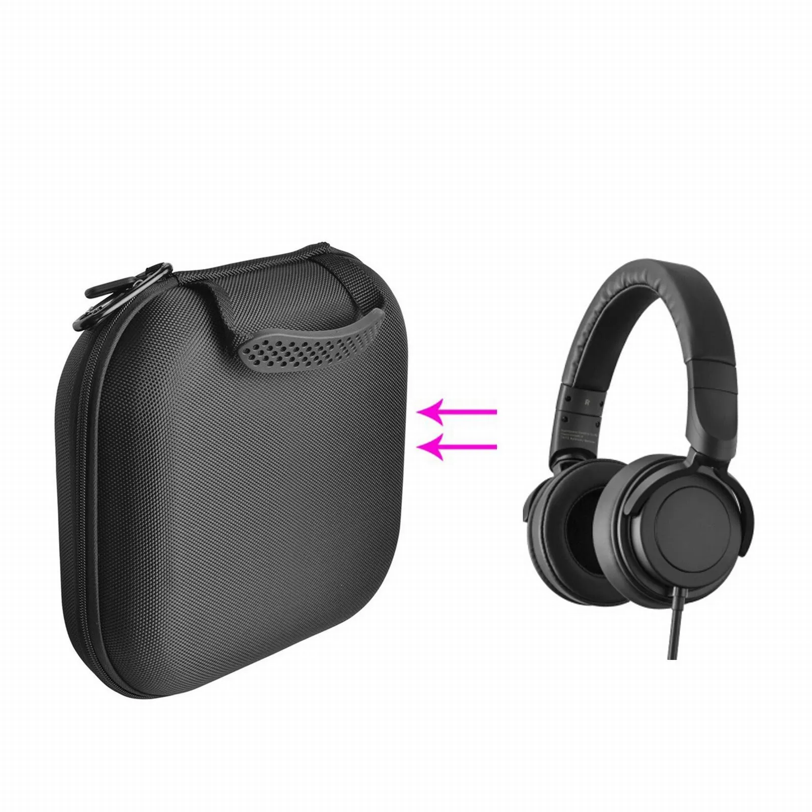 

Подходит для DT240 Pro сумка для наушников жесткий корпус сумка Usb A для Usb C адаптер