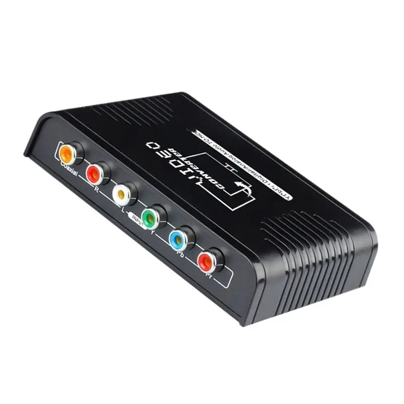 Фото B27B для Wii-DVD TV, совместимый с телевизорами, адаптер-конвертер YPbPr с поддержкой аудио, преобразователь 5-RCA компонентного сигнала в HD-кабель №2
