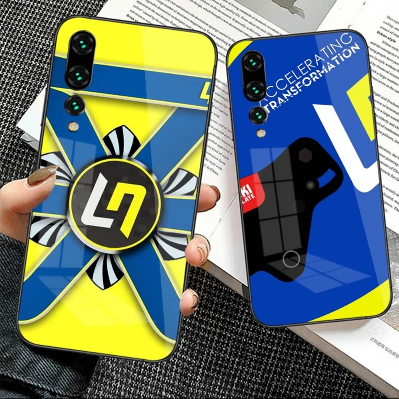 

F1 Lando Norris Racing Phone Case for Huawei P50 P40 P30 P20 Pro Mate 40 30 20 Pro Nova 9 8 7 PC Glass Cover Funda Shell