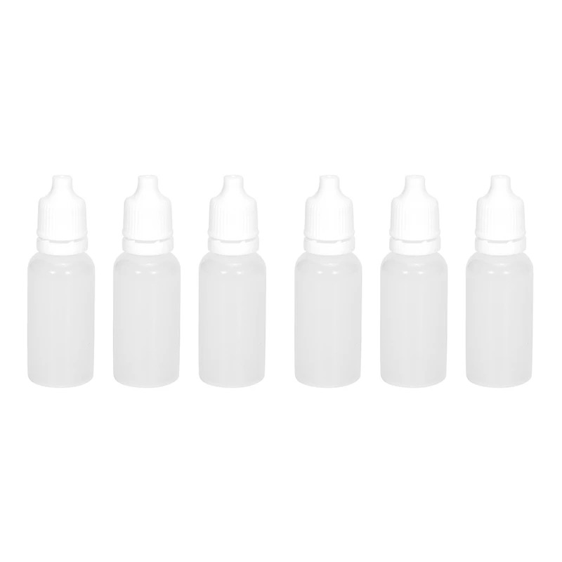 

Top Deals 200PCS 15Ml Empty Plastic Squeezable Dropper Bottles Eye Liquid Dropper Refillable Bottles