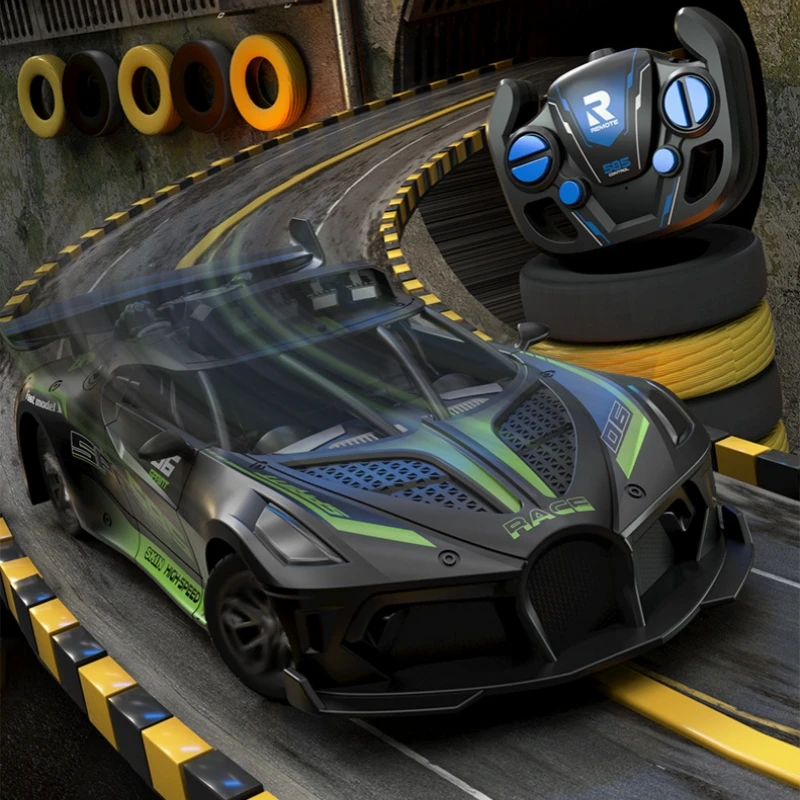 Гоночный автомобиль на радиоуправлении 2 4G Bugatti спортивный Электрический