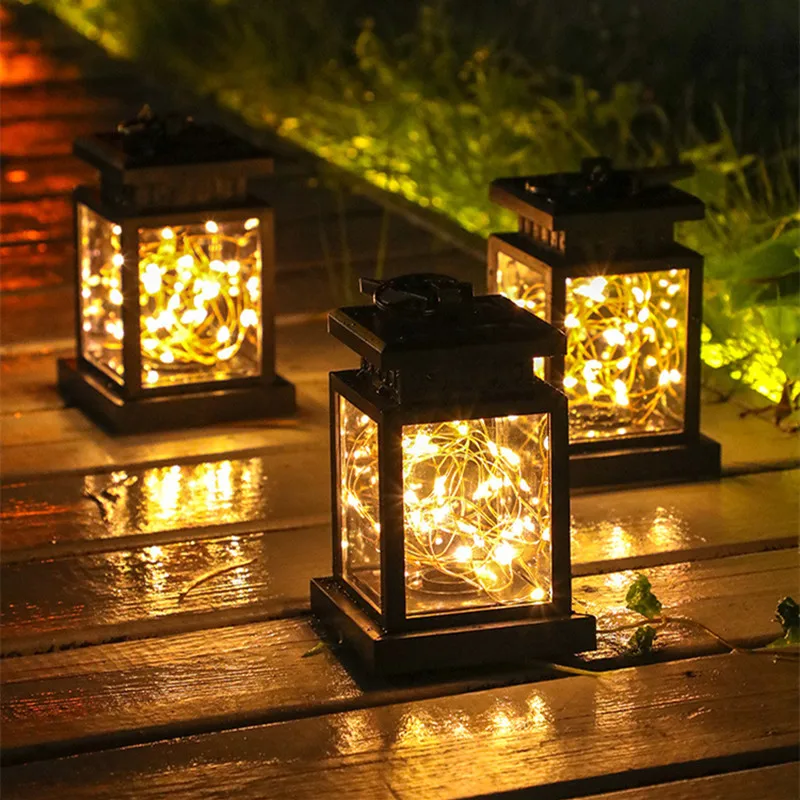 Solar Palace Lantern Lawn Camping Landscape Garden Courtyard Decoration European-style LED Atmosphere Lamp Christmas Decorations