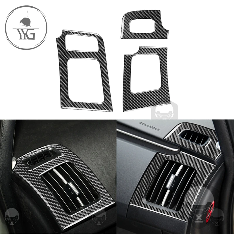 

For Toyota Prius XW30 ZVW30 ZVW35 2009-2015 Carbon Fiber Stickers Side Dashboard Air Vent Frame Cover Sticker Car Accessories