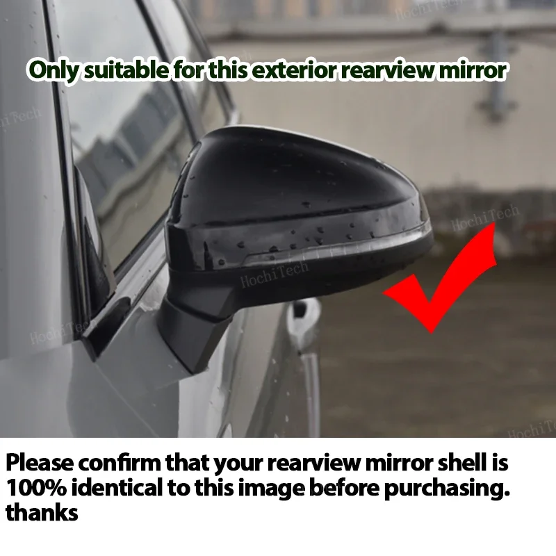 Накладка на боковое зеркало из настоящего углеродного волокна для Audi A4 S4 RS4 S5 RS5 A S