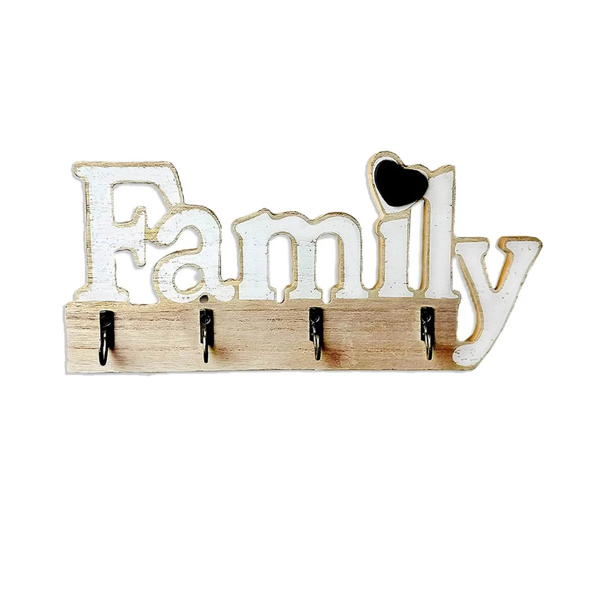 

Wooden Home Key Holder,Wall Mounted Key Holder,Key Holder for Wall Decorative,Wall Key Holders, White