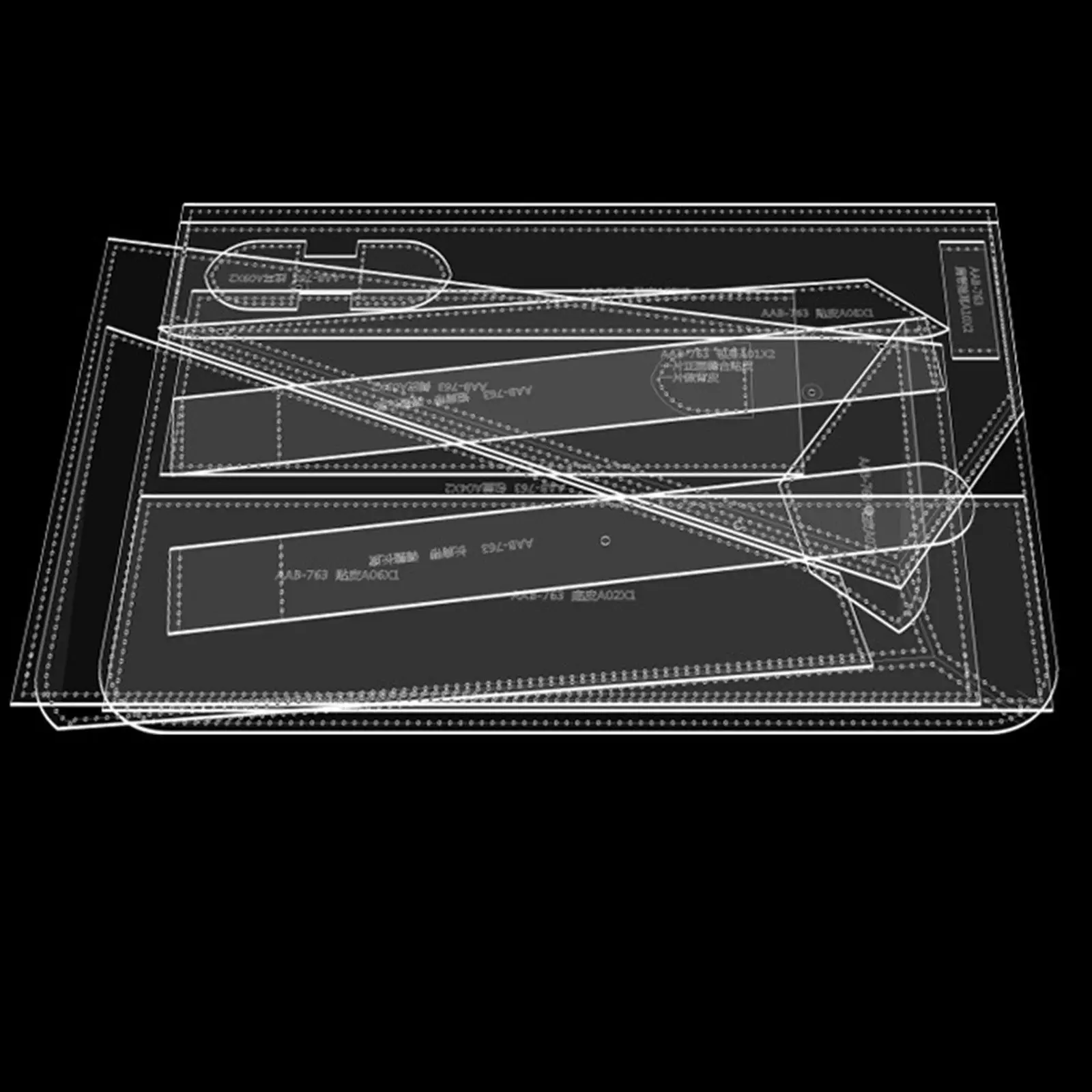 

Men Shoulder Bag Crossbody Template Make Handmade Quilt Templates