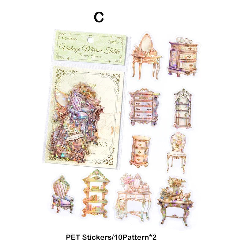 

Золотые блестящие наклейки Journamm для скрапбукинга