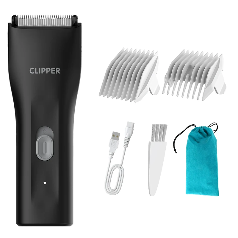 

Pubic Groin Hair Trimmer Men's Body Hair Trimmer Beard Shaver USB Rechargeable Hair Clipper Razor Electric Body Groomer