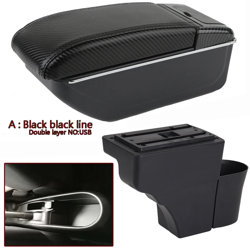 

For Nissan Note Armrest Interior Center Console Storage Box Arm Rest Car-styling Decoration Accessories Parts Organizer