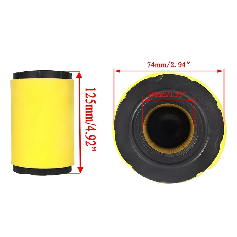 796031 настраиваемые детали воздушного фильтра для двигателя Z335 Z345R YTA22V46 17 5 hp 590825 HP