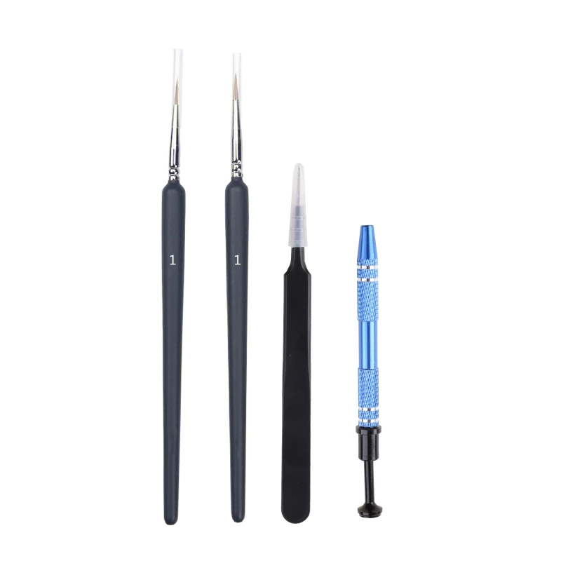 

for MX Mechanical Keyboard Stem Holder Tweezers Lube Brushes Grabber Set