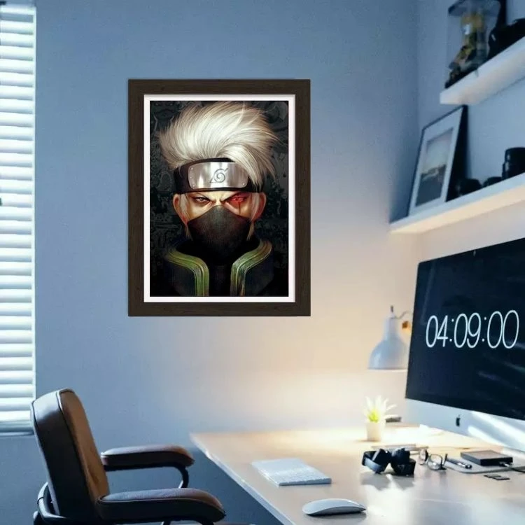 Наруто Учиха Обито Какаси 3D невооруженным глазом градиентное украшение висящее