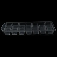 21grid ice cube pudding maker mold refrigerator ice mould tray tool plastic bar