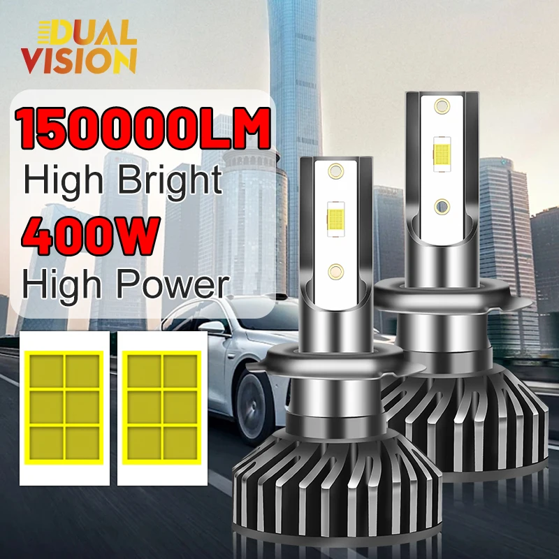 

Светодиодные лампы H7 Led H11 H1 H4 Canbus 400 лм 9005 Вт 9006 4300 HB3 HB4 H8 H9 6000K 8000K PTF для автомобильных противотуманных фар