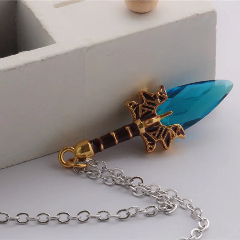 Ожерелье Dota2 Aghanim подвеска скипетр для мужчин мальчиков синее зеленое красное