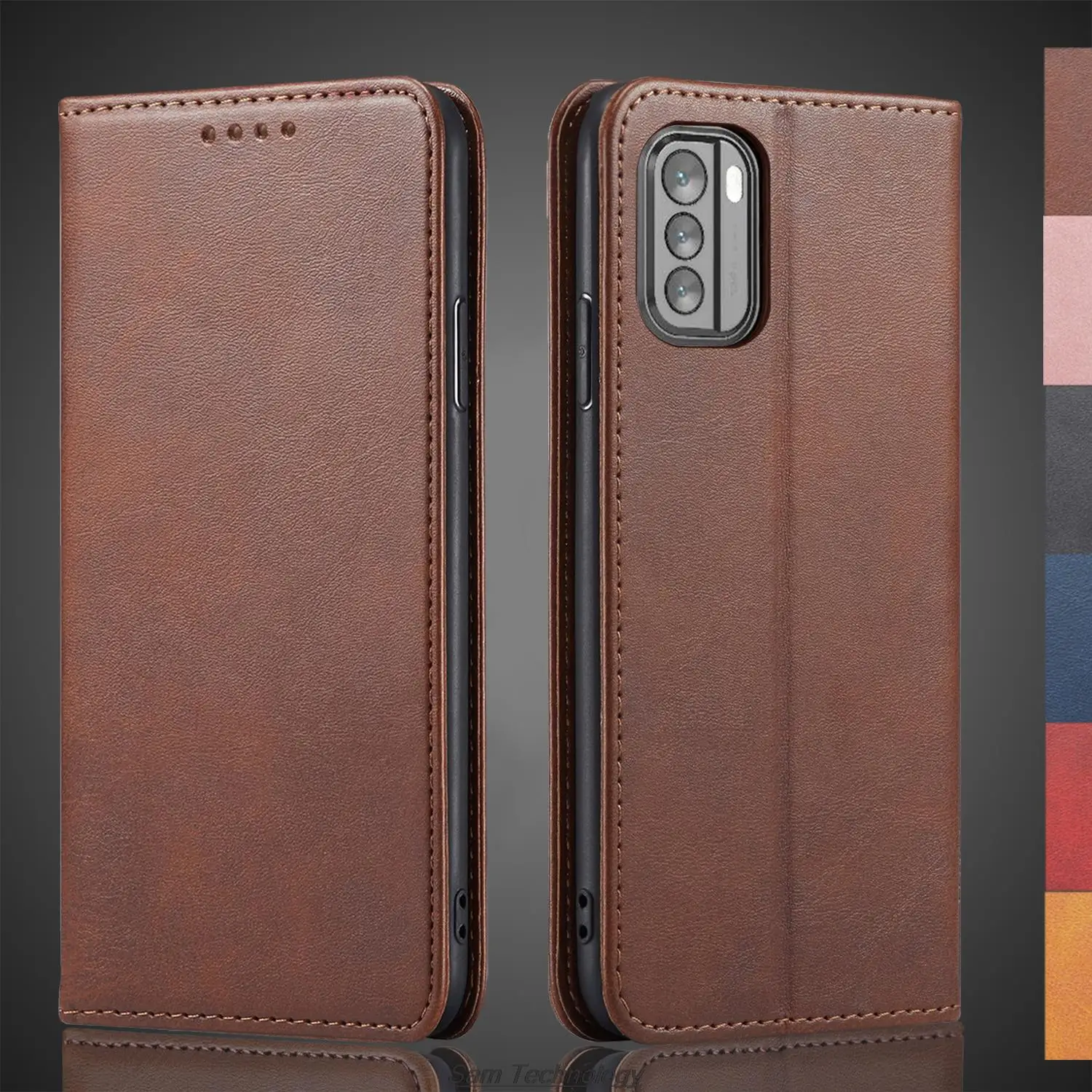 

Magnetic attraction Leather Case for Nokia G60 / Nokia G 60 5G Holster Flip Cover Case Wallet Phone Bags Capa Fundas Coque