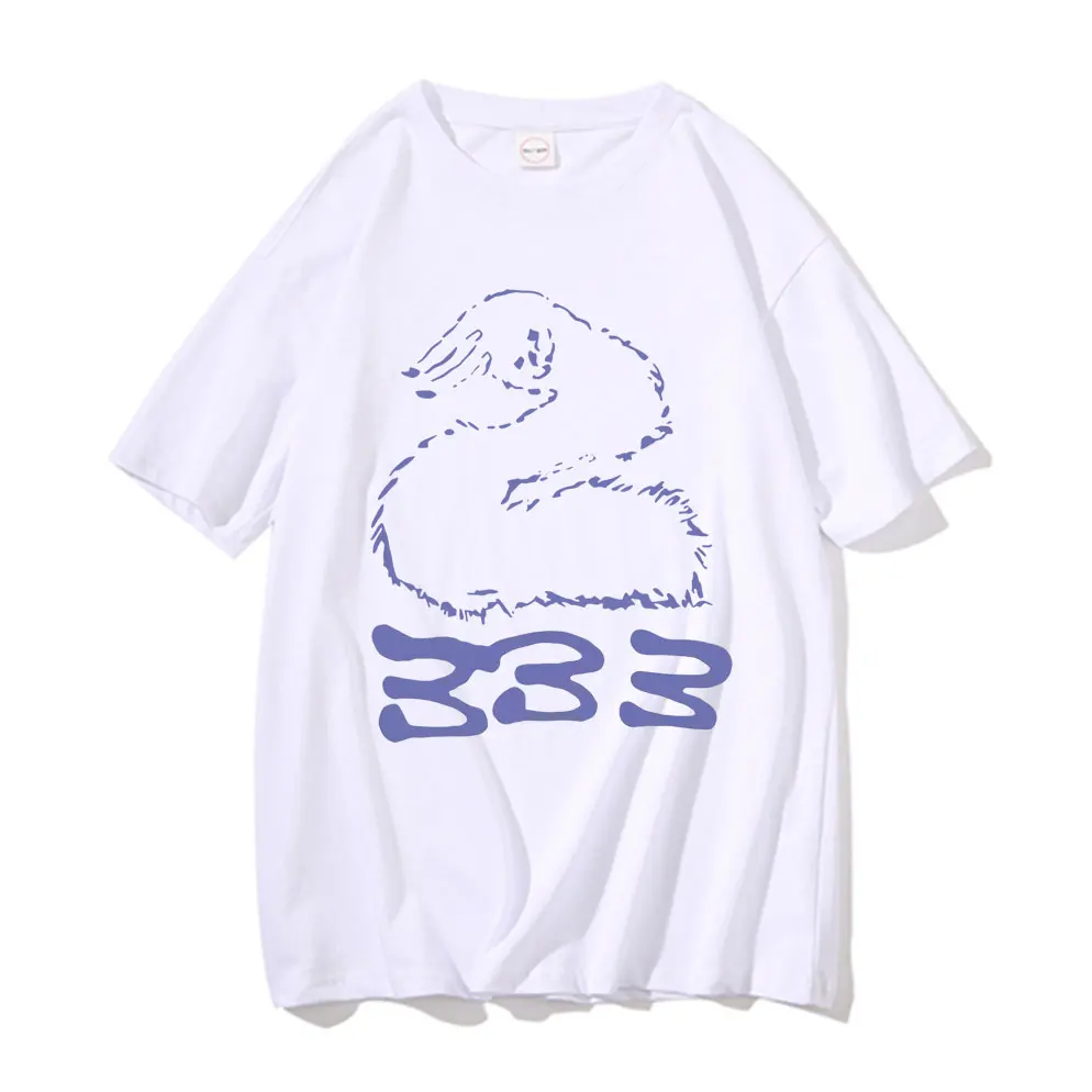

Bladee 333 Hip Hop Trend Print T Shirt Skate Drain Gang Men's Women's T-Shirt Short Sleeve Loose New Tshirt Cotton Streetwear