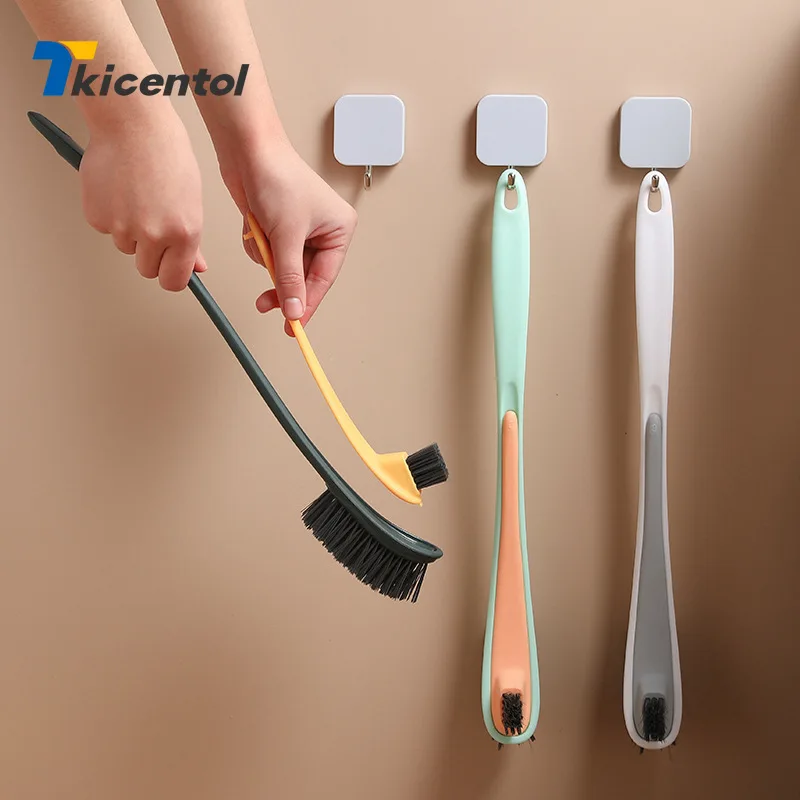 

Double-sided Long Handle Toilet Brush Household No Dead Corner Soft Fur Cleaning Brush Bathroom Cleaning Supplies Multi-use